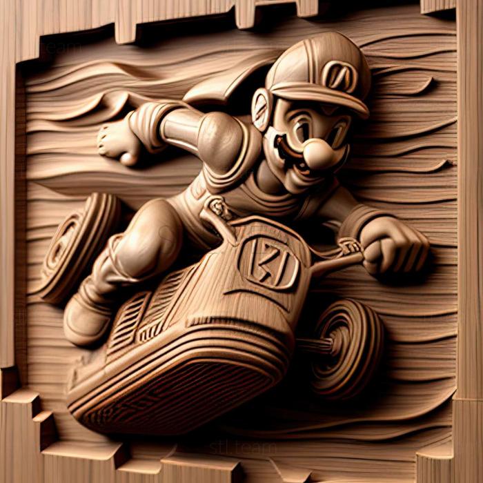 3D model Mario Kart 7 game (STL)
